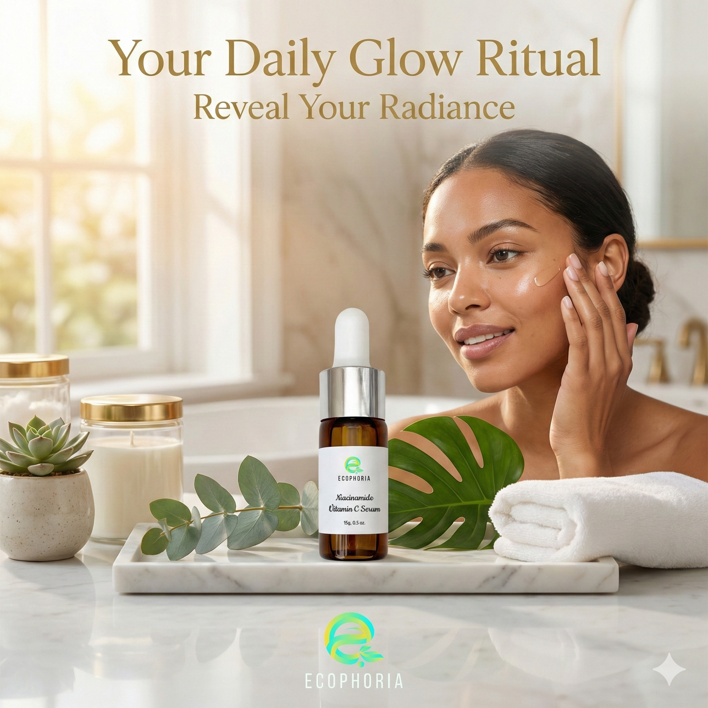 Niacinamide + Vitamin C Brightening Serum | Pore Refining & Even Skin Tone