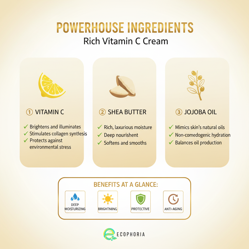 Rich Vitamin C Cream | Brighten & Protect Deep Moisturizer