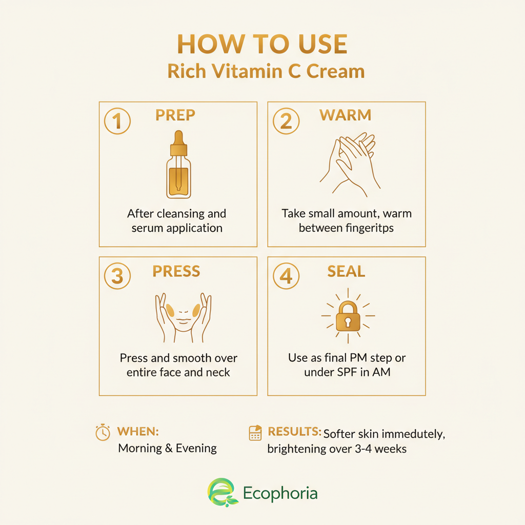 Rich Vitamin C Cream | Brighten & Protect Deep Moisturizer