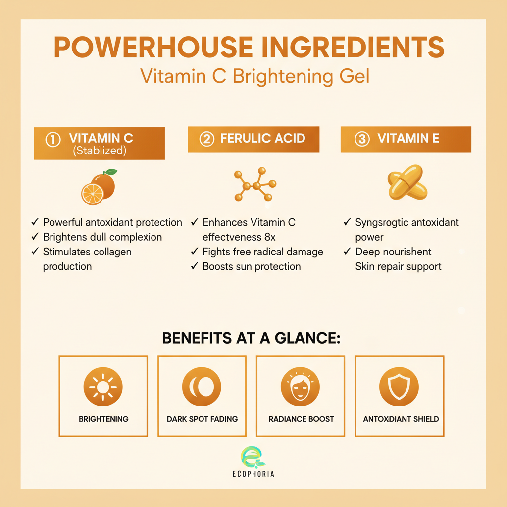 Vitamin C Brightening Gel | Fade Dark Spots & Boost Radiance