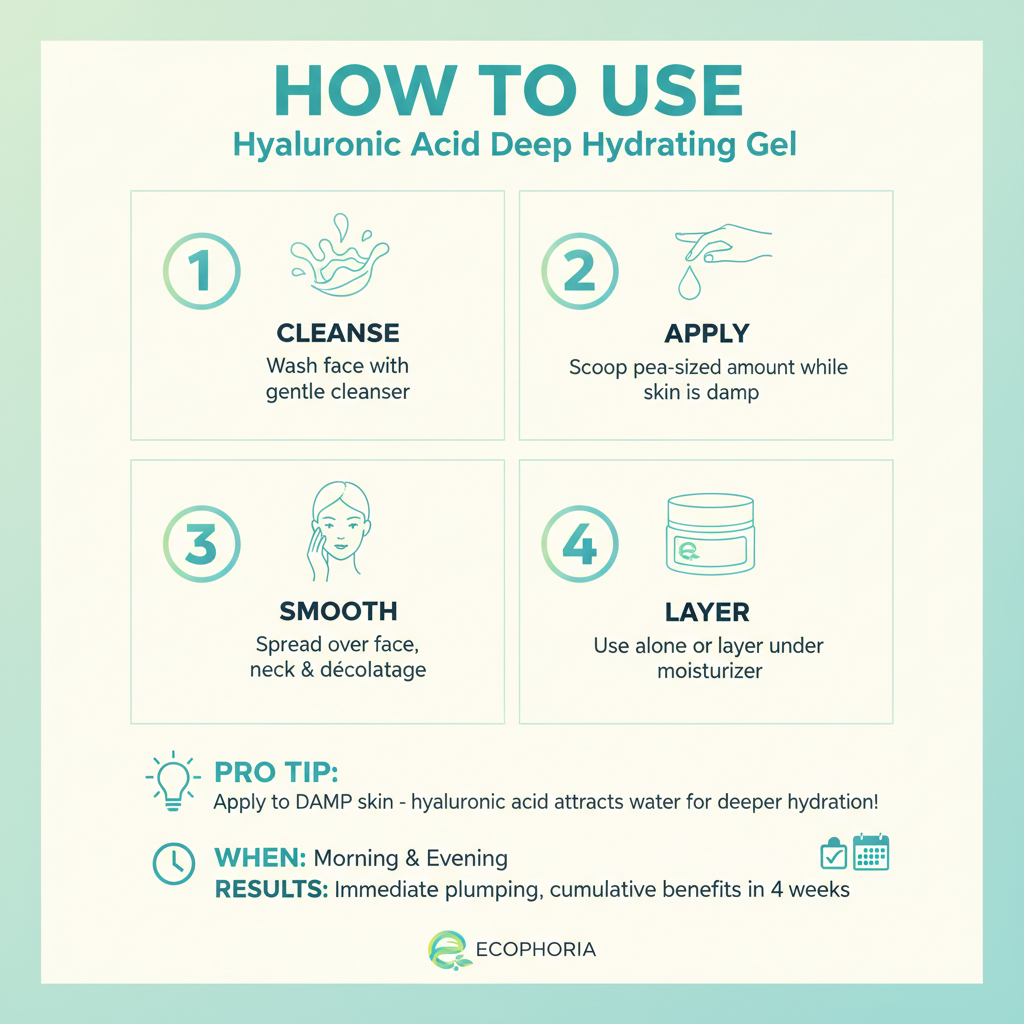 Hyaluronic Acid Deep Hydration Gel | Plump & Hydrate All Skin Types