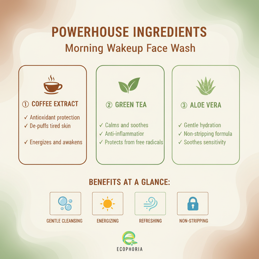 Morning Wakeup Face Wash | Gentle Daily Cleanser for Fresh Skin