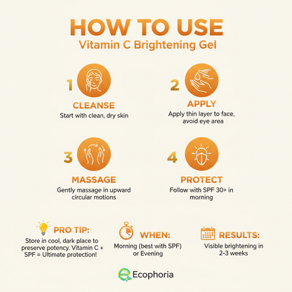 Vitamin C Brightening Gel | Fade Dark Spots & Boost Radiance