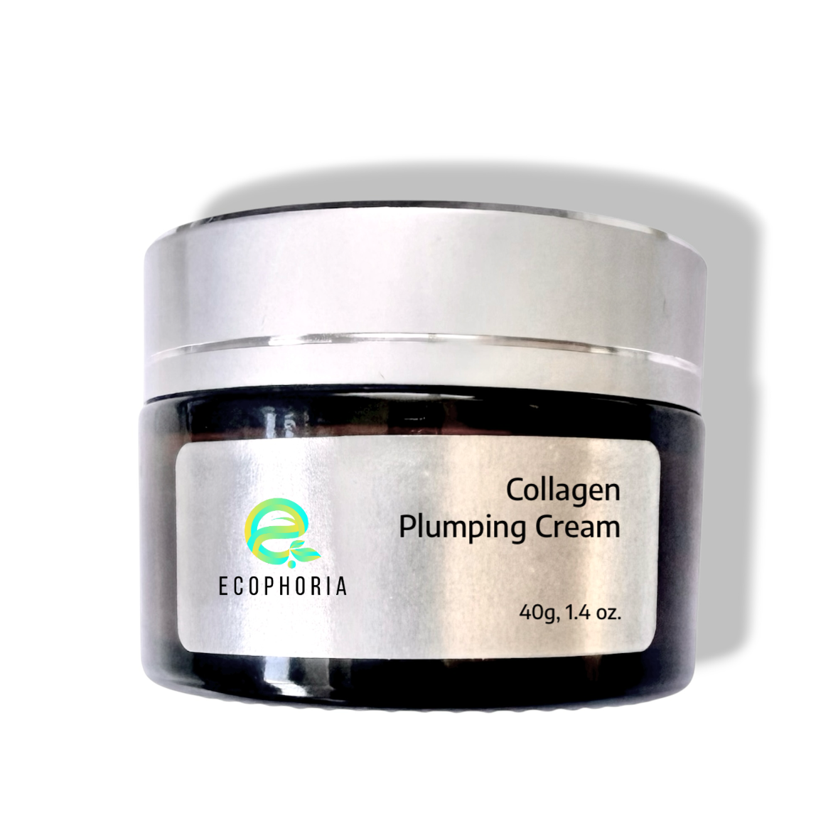 Ecophoria Collagen Plumping Cream 40g - Firm and Smooth Anti-Aging Moisturizer for Youthful Skin - Vegan Cruelty-Free Clean Beauty