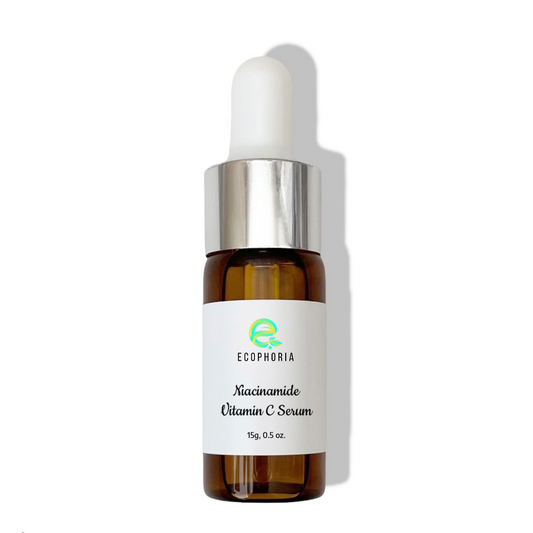 Ecophoria Niacinamide Vitamin C Serum 15g - Pore Refining and Brightening Face Serum for Even Skin Tone - Vegan Cruelty-Free Clean Beauty