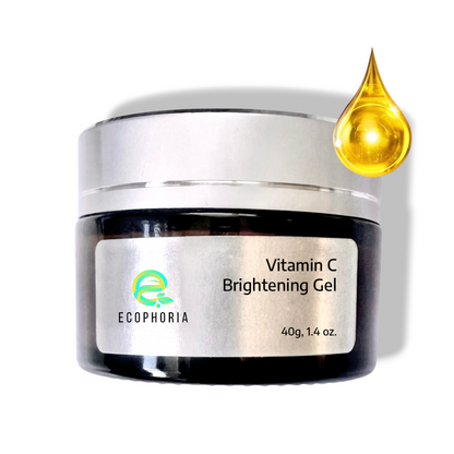 Ecophoria Vitamin C Brightening Gel 40g - Fade Dark Spots and Boost Radiance Face Serum - Vegan Cruelty-Free Clean Beauty Skincare