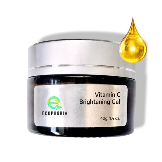 Ecophoria Vitamin C Brightening Gel 40g - Fade Dark Spots and Boost Radiance Face Serum - Vegan Cruelty-Free Clean Beauty Skincare